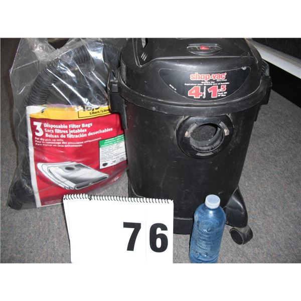 Shope Vac 4Gallons 1.5 H.P Works