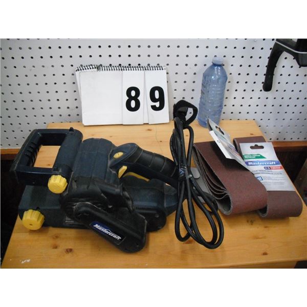 Mastercraft 3" x 21" Belt Sander With Belts Works