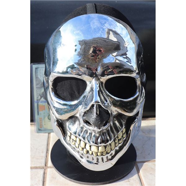 LAID TO REST CHROMESKULL SCREEN USED HERO METAL MASK