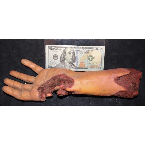 FRIDAY THE 13TH SEVERED ARM WITH GORE FROM UNKNOWN VINTAGE FILM