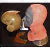 Image 2 : JINGLE ALL THE WAY TURBO MAN HELMET W/ VISOR & COWL ON ARNOLD SCHWARZENEGGER BUST SUPER HERO