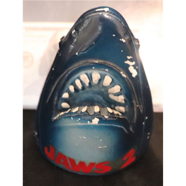 JAWS 2 GREAT WHITE SHARK DESK PEN HOLDER CAST & CREW GIFT