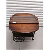 Image 2 : Vintage Folding Tea Cart w/ Removable Glass Tray