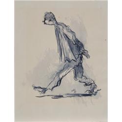 Alfred Sessler, Man, Ink Drawing