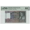 Image 1 : Netherlands 10 Gulden 1942 Girl with Grapes Pick 56b PMG Choice Uncirculated 64