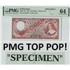 Image 1 : Netherlands 50 Gulden 1945 Specimen Pick 78s PMG Choice Uncirculated 64 TOP POP