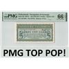 Image 1 : Netherlands 5 Gulden 1945 Ministerie van Oorlog Ministry of War Pick M2 PMG Gem UNC 66 EPQ TOP POP