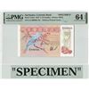Image 1 : Suriname 2½ Gulden 1978 Specimen Pick 118s2 PMG Choice Uncirculated 64 EPQ