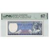 Image 1 : Suriname 5 Gulden 1963 JEZ Pick 120b PMG Superb Gem UNC 67 EPQ
