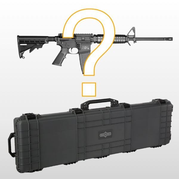 Rifle Case with a 1 in 3 Chance to Win an AR Rifle