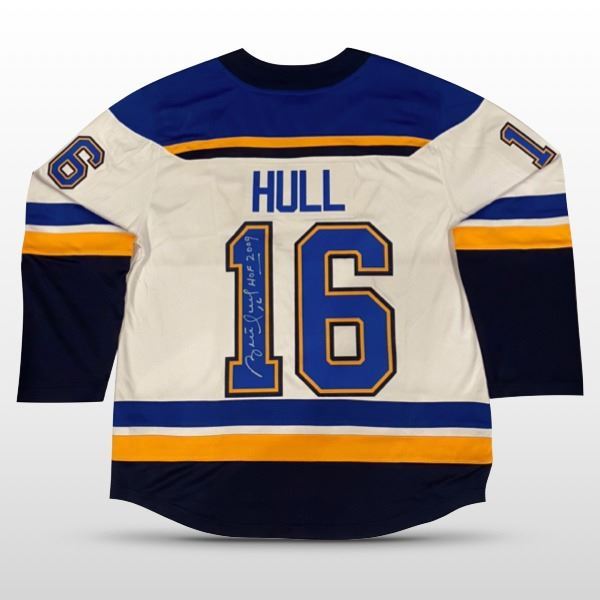 Brett Hull Autographed Jersey
