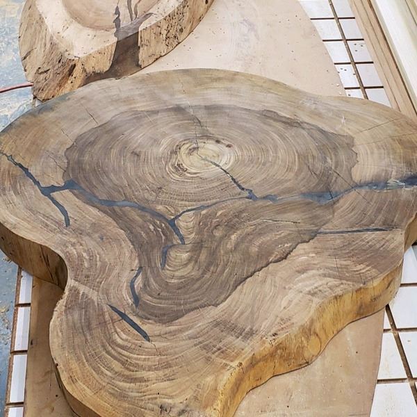 Custom Handmade Wood Antler Table