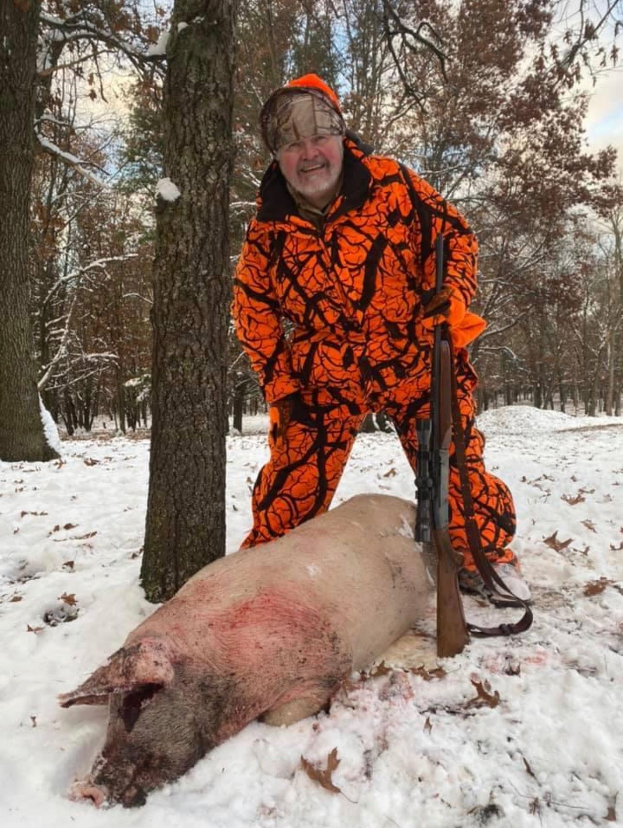 Hidden Horns Game Ranch Michigan Arctic Hogs Hunt for 4 Hunters