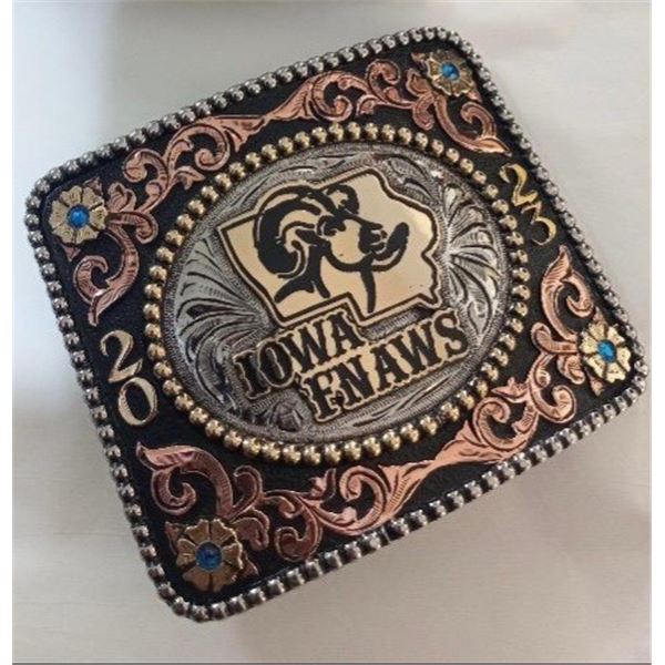 2023 IOWA FNAWS CUSTOM BELT BUCKLE