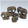 Image 3 : Opium Weight Set Bronze 5 Pieces Elephant