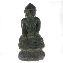 Antique Bronze Burma Ava Buddha 1700s 