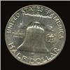Image 2 : 1963D Franklin Half Dollar Coin Unc Gem+