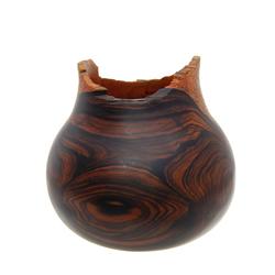 Ebony Burl RARE Hand Carved Vase