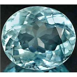 4.24ct. Enchanting Natural Sky Blue Aquamarine Brazil Gem VS RARE RETAIL $2800