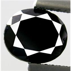 2.20ct. Attractive Superb AAA Jet Deep Black Diamond RETAIL $10000