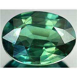 0.92ct. Brilliant Oval RARE Natural Blue Green Sapphire VVS RETAIL $600 (GEM-3675)