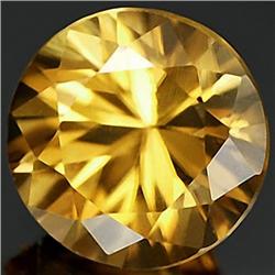 1.28ct. Impressive Clean Natural RARE Yellow Zircon Cambodia FLAWLESS RETAIL $1250 (GEM-3761)
