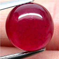10.8ct. AAA Top Blood Red RARE Madagacar Ruby Cabochon 11.3mm. RETAIL $4000 (GEM-3805)