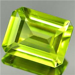 1.94ct. Radiant Clean RARE Natural Green Peridot FLAWLESS RETAIL $850 (GEM-3814)