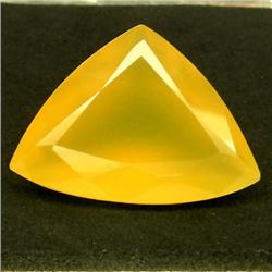 24.8ct. Charming 27X19mm. Yellow Fire Mexican Opal  RETAIL $3000 (GEM-3817)