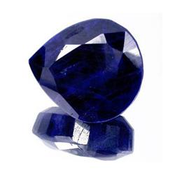 31.2ct. Rich Royal Blue African Sapphire Pear Cut RETAIL $2180 (GEM-8041)