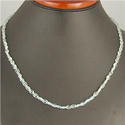 54ct. AAA Top Quality Natural Santa Maria Aquamarine Necklace 20" RETAIL $35000 (JEW-1148)