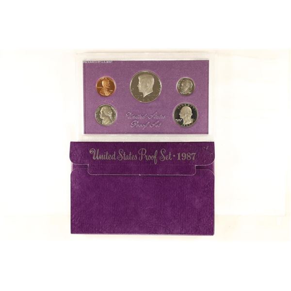 1987 US PROOF SET (WITH BOX)
