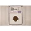 Image 1 : 1936 LINCOLN CENT NGC VERY GOOD DETAILS IMPROPERLY