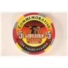 Image 2 : $5 LONGHORN CASINO CHIP 8TH ANNIVERSARY