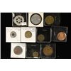 Image 1 : 10 ASSORTED METAL TOKENS: INLCUDES UNION PACIFIC,