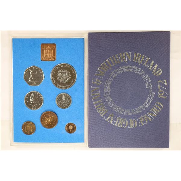 1972 COINAGE OF GREAT BRITIAN & NORTHERN IRELAND