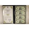 Image 1 : 2009 UNCUT SHEET OF 4-$1 FRN'S CRISP UNC IN NICE
