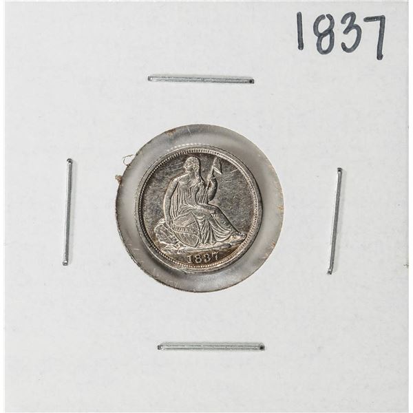 1837 Seated Liberty Half Dime Coin