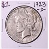 Image 1 : 1923-D $1 Peace Silver Dollar Coin