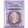 Image 1 : 1878 8TF VAM-16 Tripled Stars $1 Morgan Silver Dollar Coin PCGS MS64