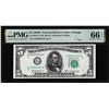 Image 1 : 1950D $5 Federal Reserve Note Chicago Fr.1965-G PMG Gem Uncirculated 66EPQ