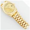 Image 5 : Rolex Men's 18K Yellow Gold Quickset President Wristwatch With Rolex Box