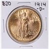 Image 1 : 1914-D $20 St. Gaudens Double Eagle Gold Coin