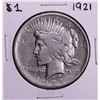 Image 1 : 1921 $1 Peace Silver Dollar Coin