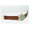 Image 5 : Rolex Men's Two Tone Olive Green Diamond Oyster Perpetual Wristwatch with Leather Band