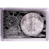Image 1 : 2012 $1 American Silver Eagle Coin & 2oz Silver Bar Set