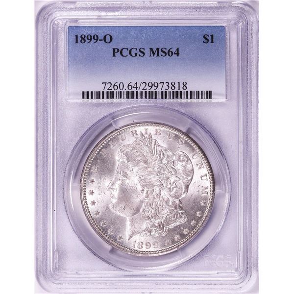 1899-O $1 Morgan Silver Dollar Coin PCGS MS64