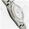 Image 7 : Rolex Midsize Stainless Steel Factory White Roman Datejust Wristwatch With Rolex Box