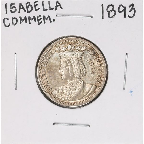 1893 Isabella Columbian Commemorative Quarter Coin
