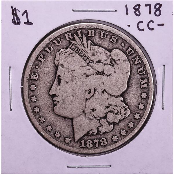 1878-CC $1 Morgan Silver Dollar Coin